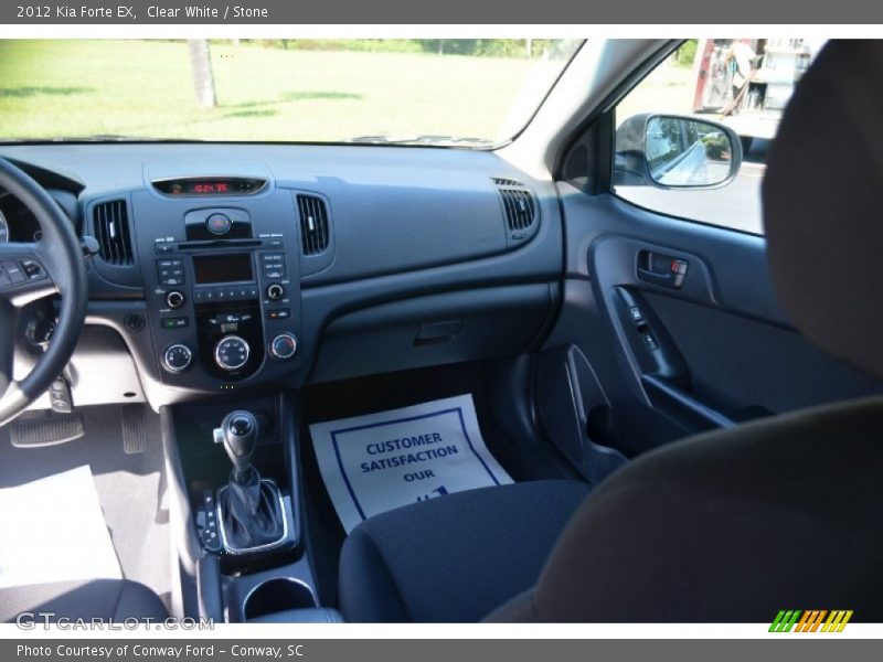 Clear White / Stone 2012 Kia Forte EX