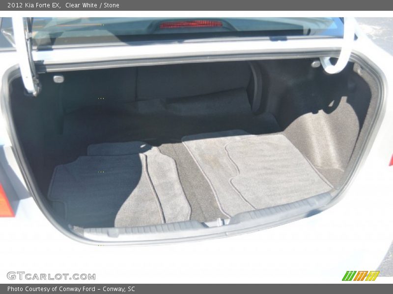 Clear White / Stone 2012 Kia Forte EX