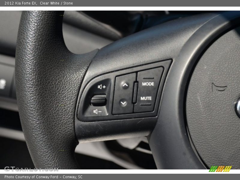 Clear White / Stone 2012 Kia Forte EX