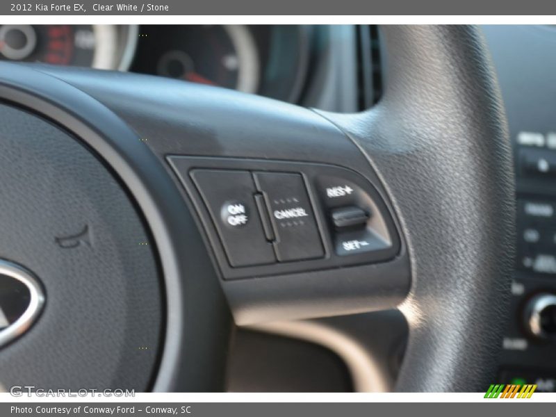 Clear White / Stone 2012 Kia Forte EX