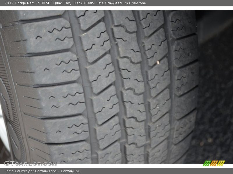 Black / Dark Slate Gray/Medium Graystone 2012 Dodge Ram 1500 SLT Quad Cab