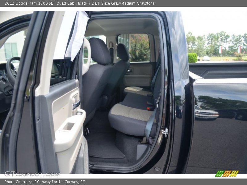 Black / Dark Slate Gray/Medium Graystone 2012 Dodge Ram 1500 SLT Quad Cab