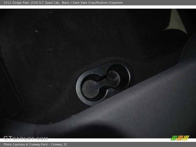 Black / Dark Slate Gray/Medium Graystone 2012 Dodge Ram 1500 SLT Quad Cab