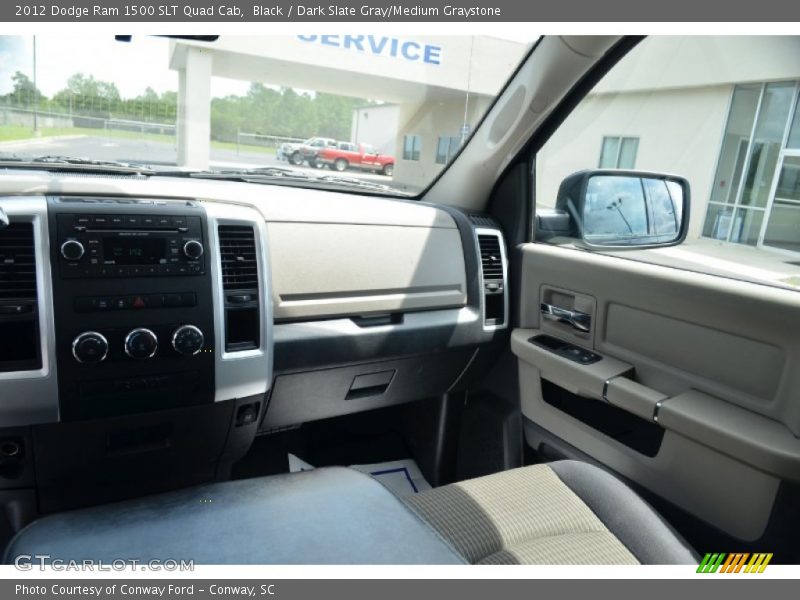 Black / Dark Slate Gray/Medium Graystone 2012 Dodge Ram 1500 SLT Quad Cab