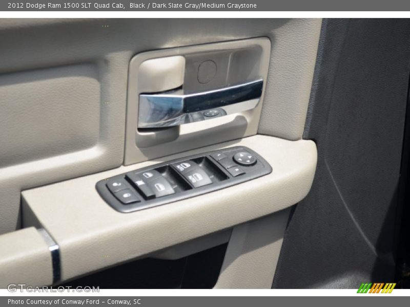 Black / Dark Slate Gray/Medium Graystone 2012 Dodge Ram 1500 SLT Quad Cab