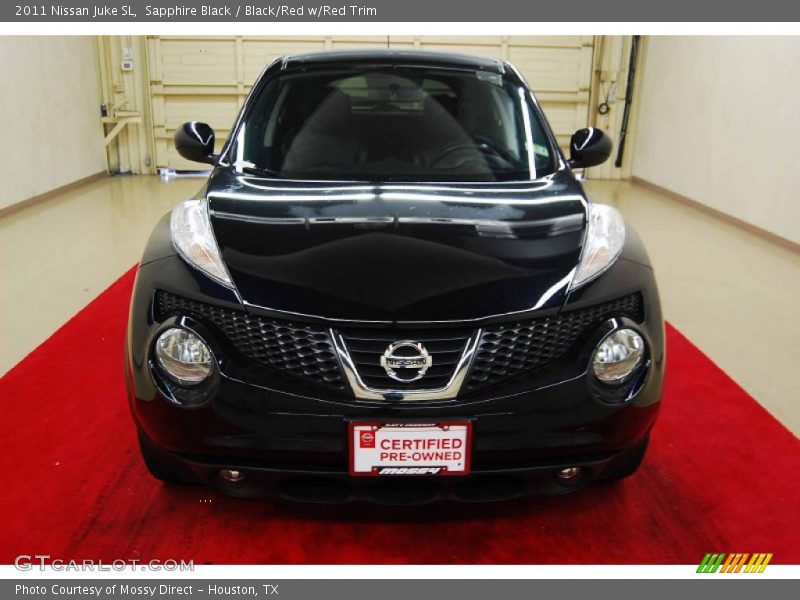 Sapphire Black / Black/Red w/Red Trim 2011 Nissan Juke SL