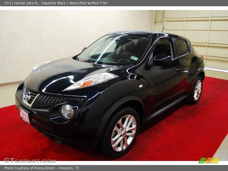 Sapphire Black / Black/Red w/Red Trim 2011 Nissan Juke SL
