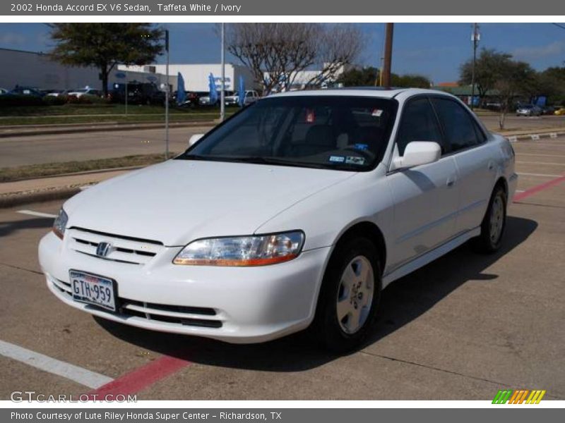 Taffeta White / Ivory 2002 Honda Accord EX V6 Sedan