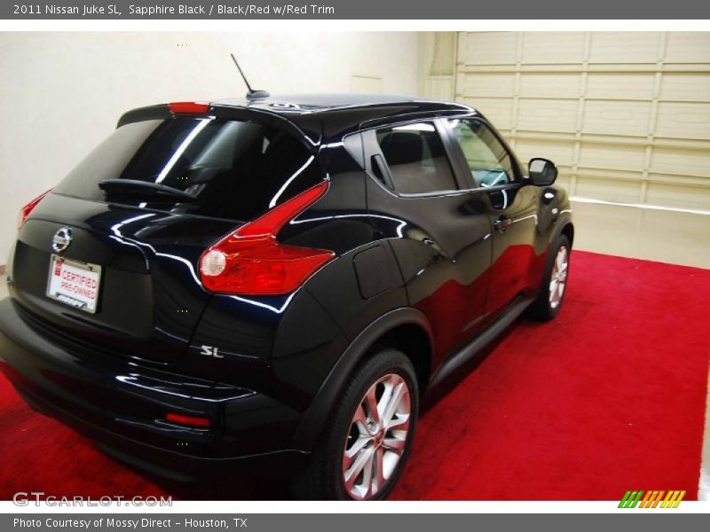 Sapphire Black / Black/Red w/Red Trim 2011 Nissan Juke SL