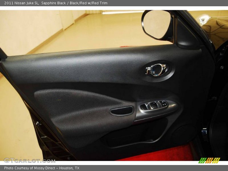 Sapphire Black / Black/Red w/Red Trim 2011 Nissan Juke SL