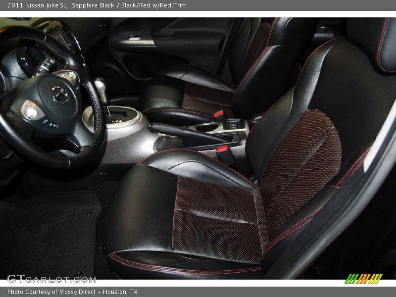 Sapphire Black / Black/Red w/Red Trim 2011 Nissan Juke SL
