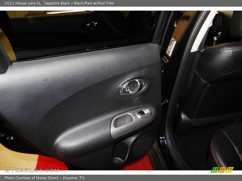 Sapphire Black / Black/Red w/Red Trim 2011 Nissan Juke SL
