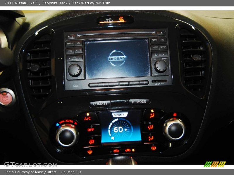 Sapphire Black / Black/Red w/Red Trim 2011 Nissan Juke SL