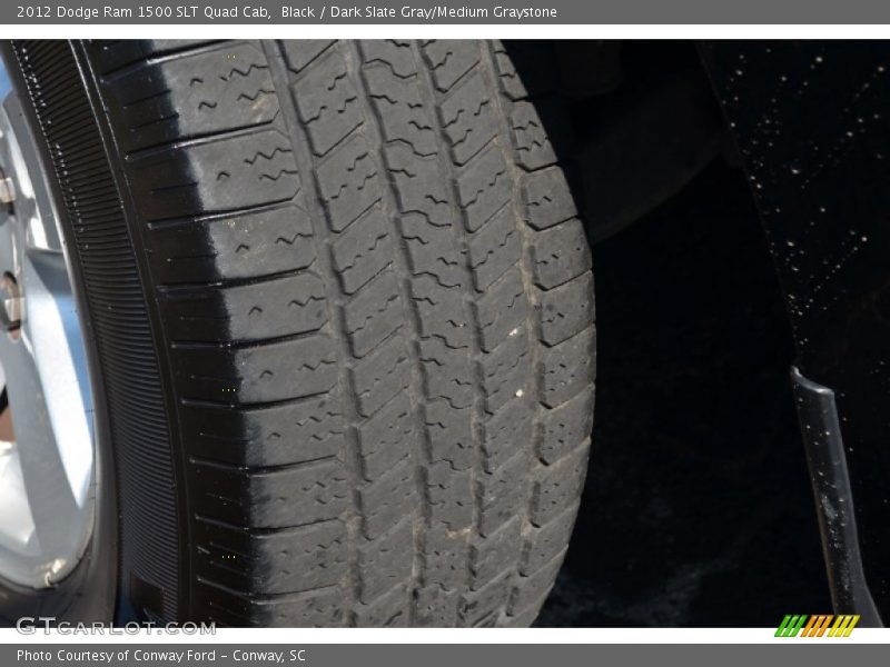 Black / Dark Slate Gray/Medium Graystone 2012 Dodge Ram 1500 SLT Quad Cab