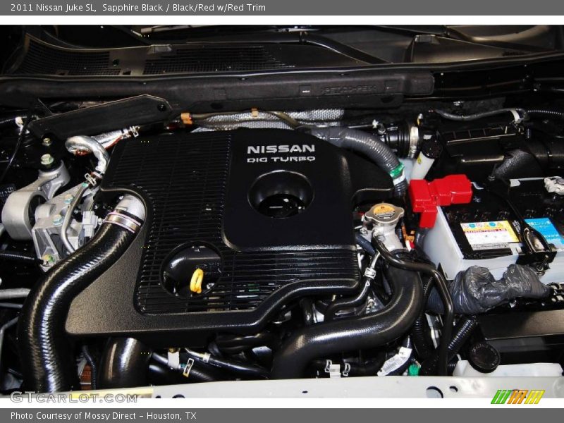 Sapphire Black / Black/Red w/Red Trim 2011 Nissan Juke SL