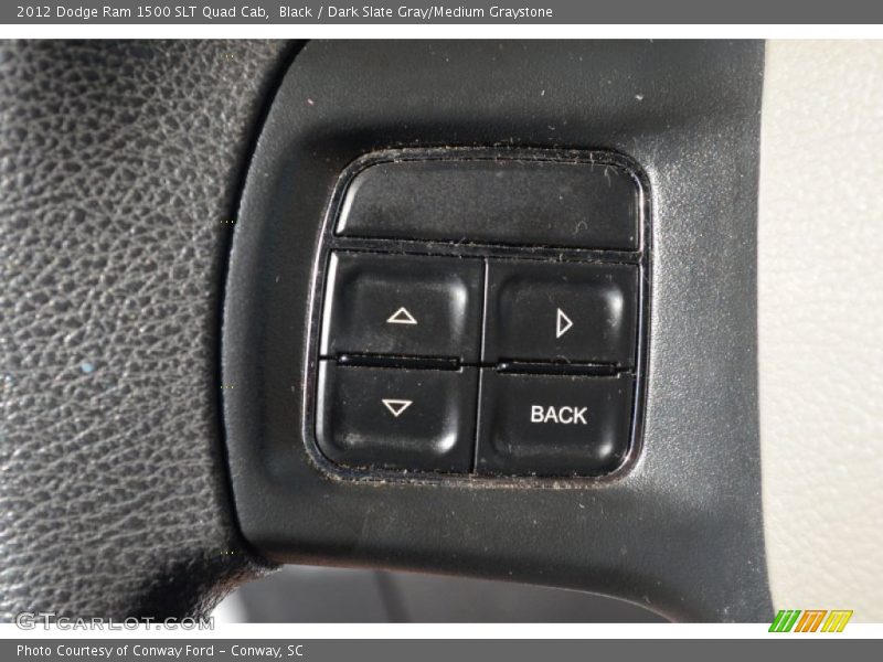 Black / Dark Slate Gray/Medium Graystone 2012 Dodge Ram 1500 SLT Quad Cab