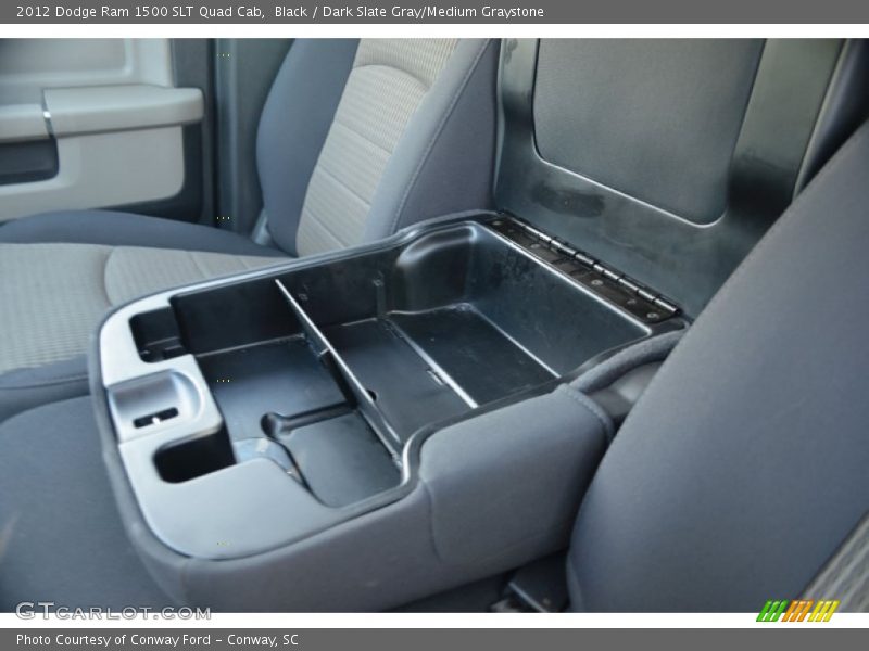 Black / Dark Slate Gray/Medium Graystone 2012 Dodge Ram 1500 SLT Quad Cab