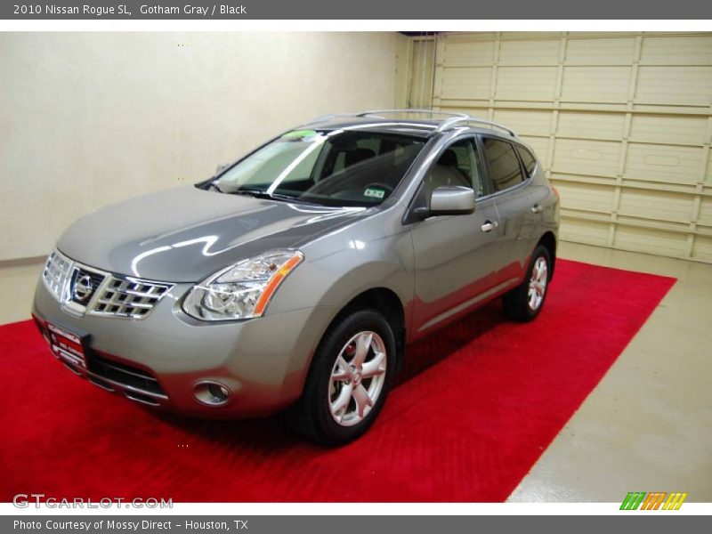 Gotham Gray / Black 2010 Nissan Rogue SL