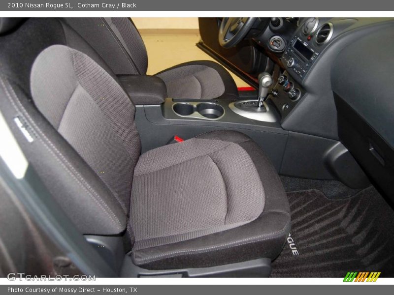 Gotham Gray / Black 2010 Nissan Rogue SL