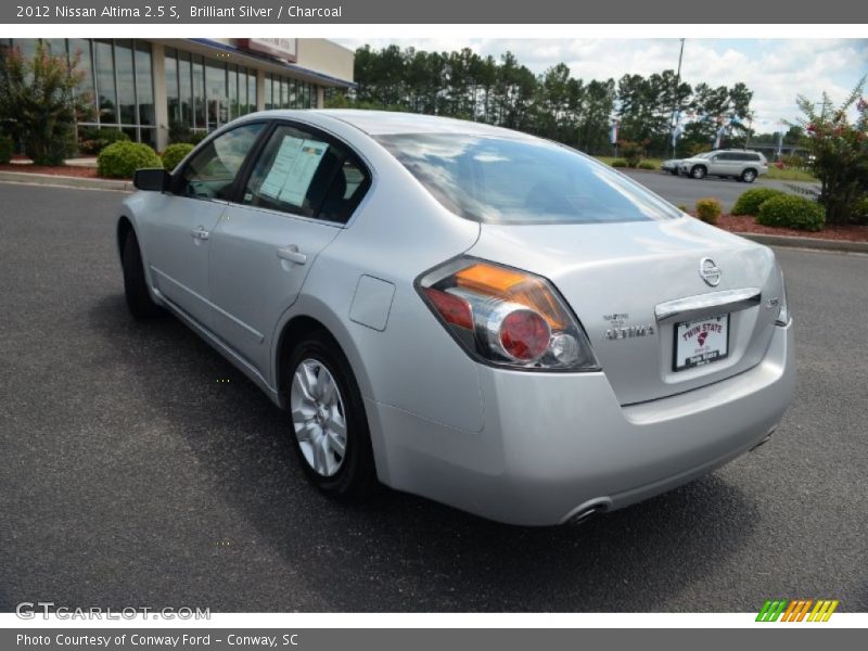 Brilliant Silver / Charcoal 2012 Nissan Altima 2.5 S