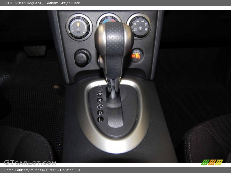 Gotham Gray / Black 2010 Nissan Rogue SL