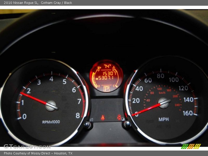 Gotham Gray / Black 2010 Nissan Rogue SL