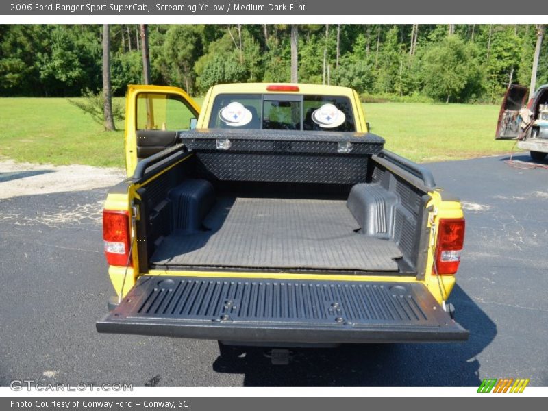 Screaming Yellow / Medium Dark Flint 2006 Ford Ranger Sport SuperCab