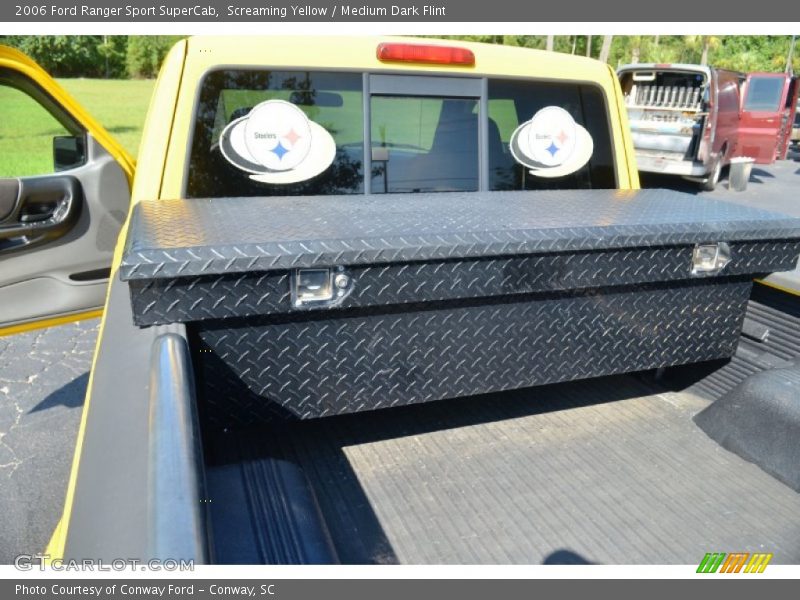 Screaming Yellow / Medium Dark Flint 2006 Ford Ranger Sport SuperCab