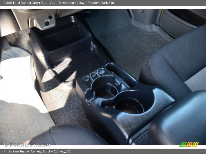 Screaming Yellow / Medium Dark Flint 2006 Ford Ranger Sport SuperCab