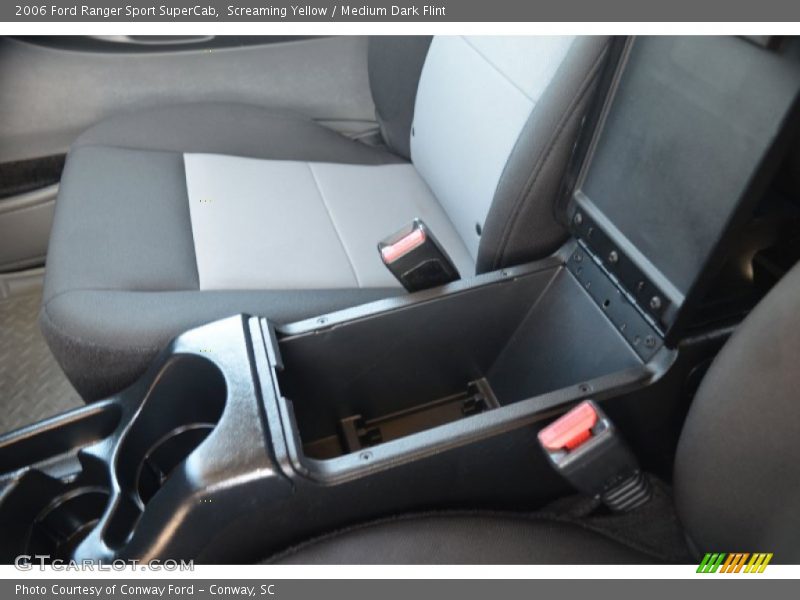 Screaming Yellow / Medium Dark Flint 2006 Ford Ranger Sport SuperCab