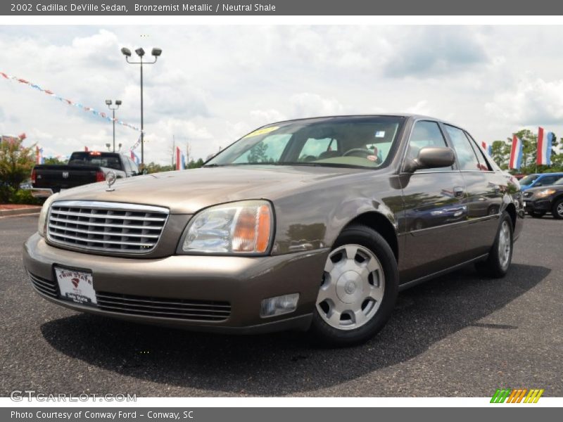 Bronzemist Metallic / Neutral Shale 2002 Cadillac DeVille Sedan