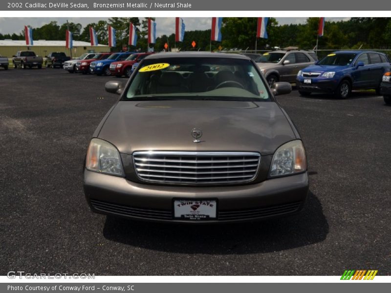 Bronzemist Metallic / Neutral Shale 2002 Cadillac DeVille Sedan