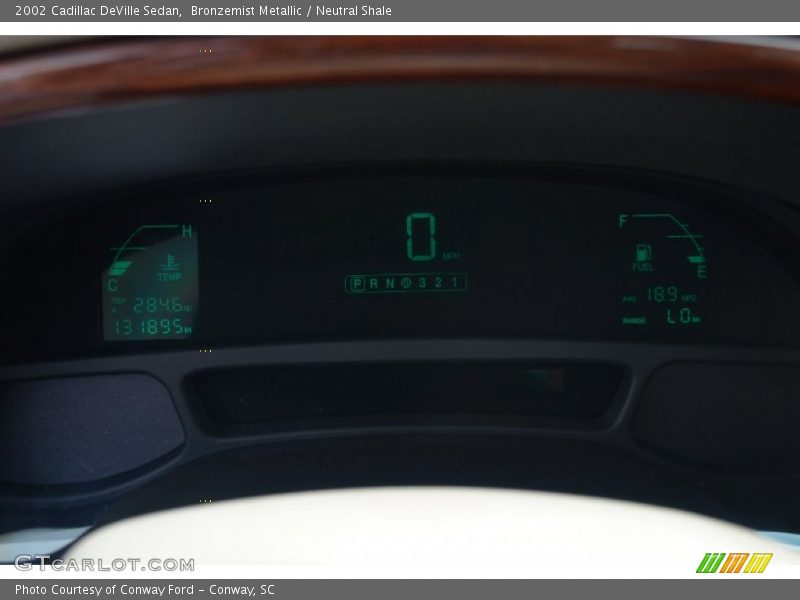 Bronzemist Metallic / Neutral Shale 2002 Cadillac DeVille Sedan