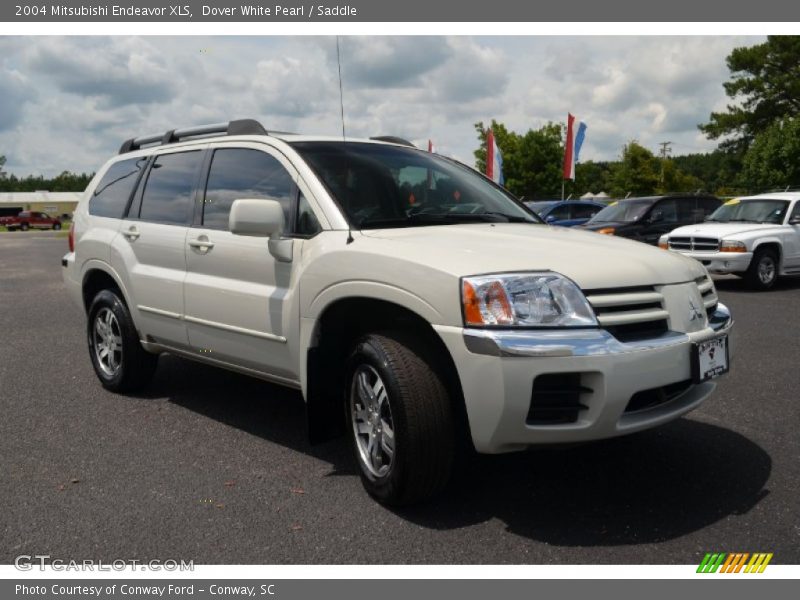 Dover White Pearl / Saddle 2004 Mitsubishi Endeavor XLS