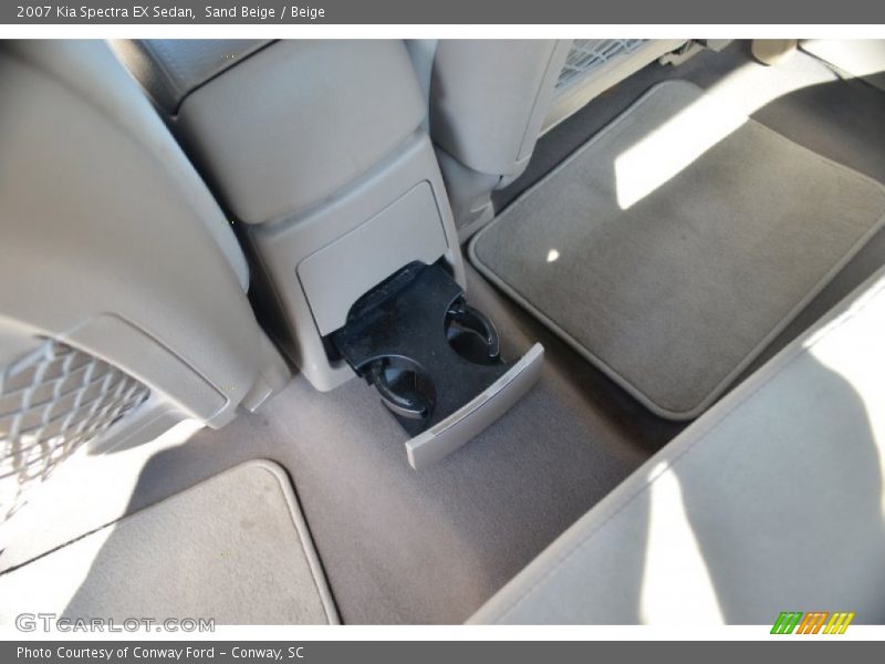 Sand Beige / Beige 2007 Kia Spectra EX Sedan