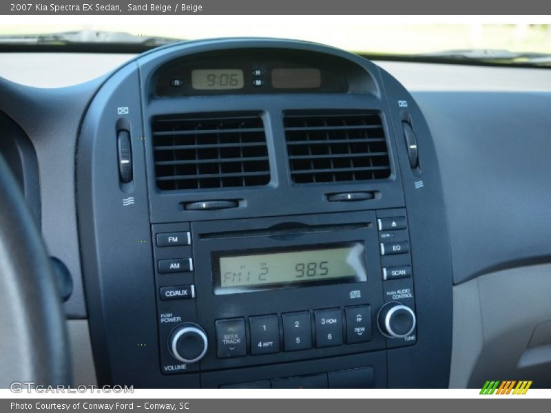 Sand Beige / Beige 2007 Kia Spectra EX Sedan