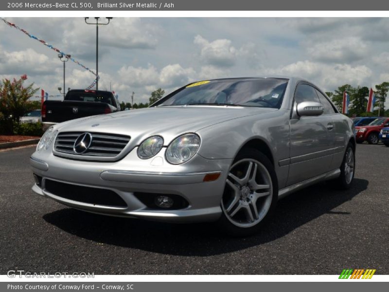 Brilliant Silver Metallic / Ash 2006 Mercedes-Benz CL 500