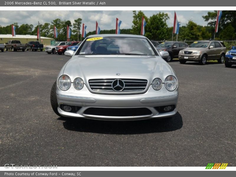 Brilliant Silver Metallic / Ash 2006 Mercedes-Benz CL 500