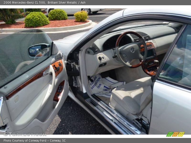 Brilliant Silver Metallic / Ash 2006 Mercedes-Benz CL 500