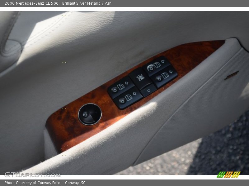 Brilliant Silver Metallic / Ash 2006 Mercedes-Benz CL 500