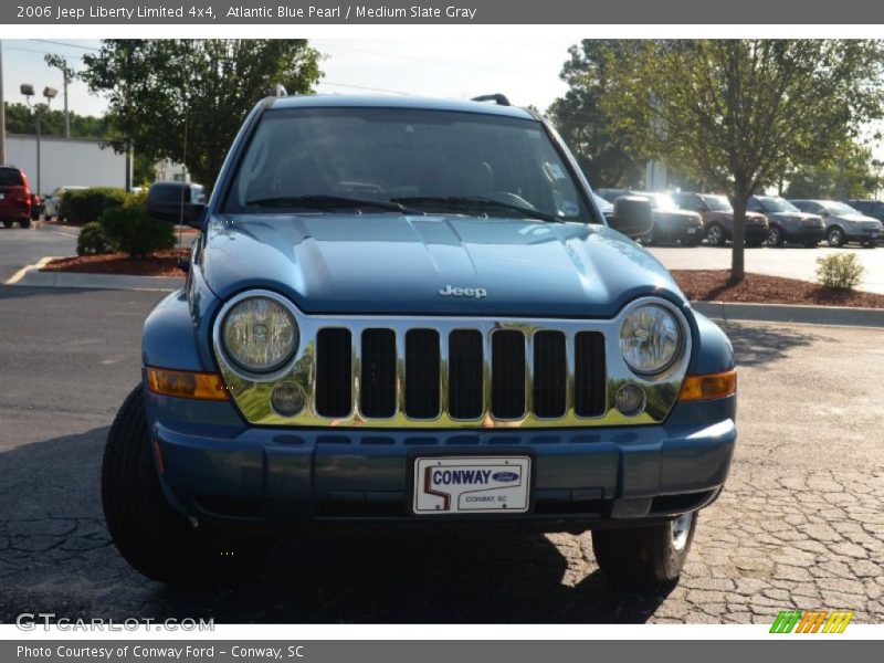 Atlantic Blue Pearl / Medium Slate Gray 2006 Jeep Liberty Limited 4x4
