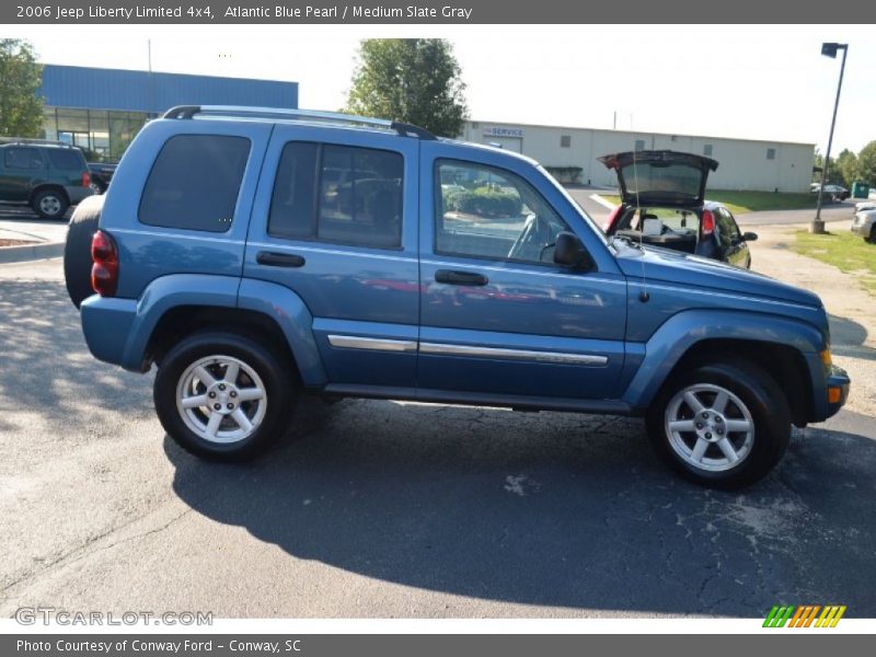Atlantic Blue Pearl / Medium Slate Gray 2006 Jeep Liberty Limited 4x4