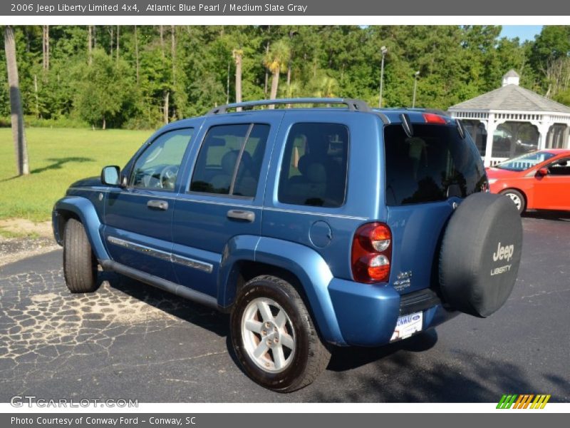Atlantic Blue Pearl / Medium Slate Gray 2006 Jeep Liberty Limited 4x4
