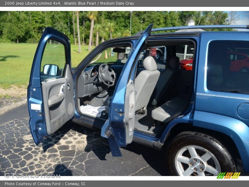 Atlantic Blue Pearl / Medium Slate Gray 2006 Jeep Liberty Limited 4x4