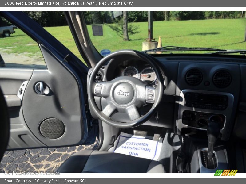 Atlantic Blue Pearl / Medium Slate Gray 2006 Jeep Liberty Limited 4x4