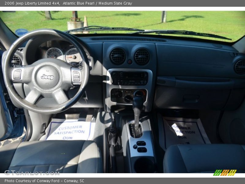 Atlantic Blue Pearl / Medium Slate Gray 2006 Jeep Liberty Limited 4x4