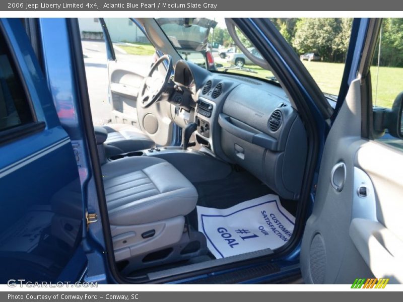 Atlantic Blue Pearl / Medium Slate Gray 2006 Jeep Liberty Limited 4x4