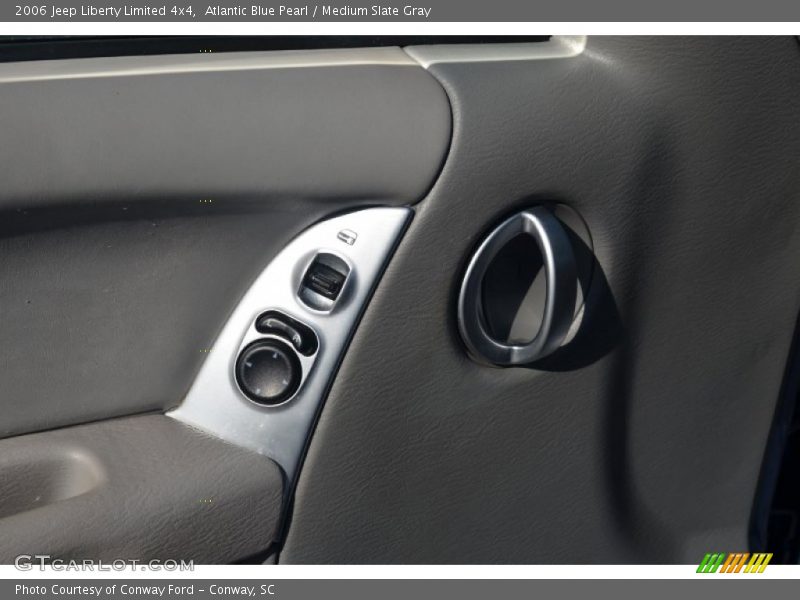 Atlantic Blue Pearl / Medium Slate Gray 2006 Jeep Liberty Limited 4x4