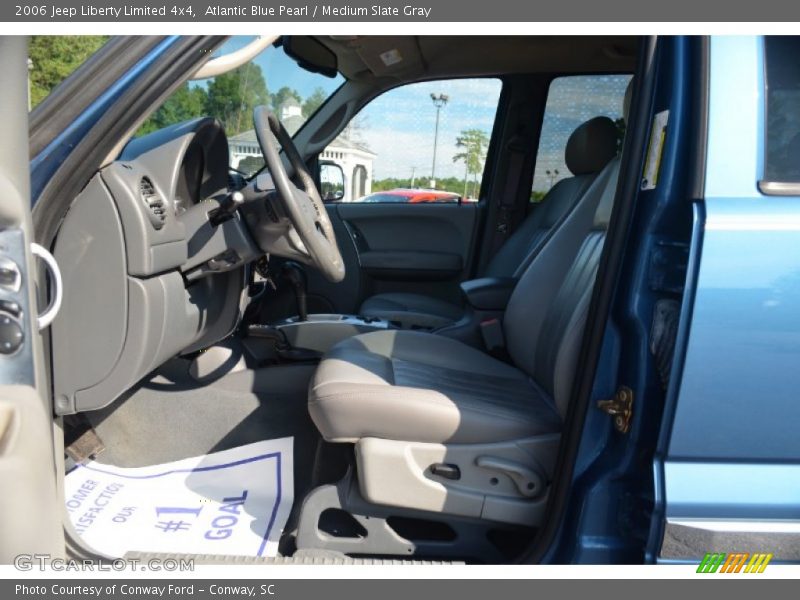 Atlantic Blue Pearl / Medium Slate Gray 2006 Jeep Liberty Limited 4x4