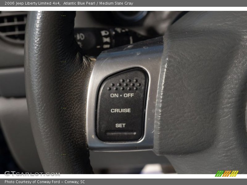 Atlantic Blue Pearl / Medium Slate Gray 2006 Jeep Liberty Limited 4x4